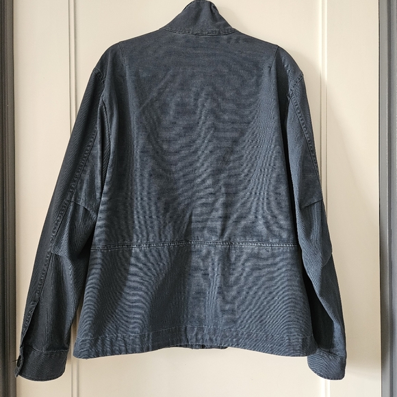 PS Paul Smith Men's Cotton Canvas Utility Jacket Chore Coat Blue Sz Large NWOT - Picture 8 of 9
